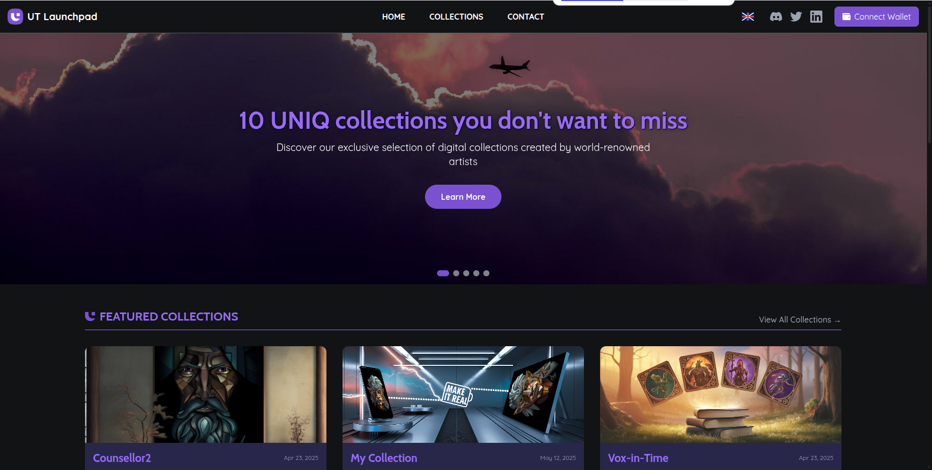 UT Launchpad - Vue 1